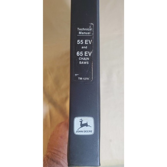 John Deere 55EV & 65EV Chain Saw Technical Manual TM1279 - Picture 1 of 3